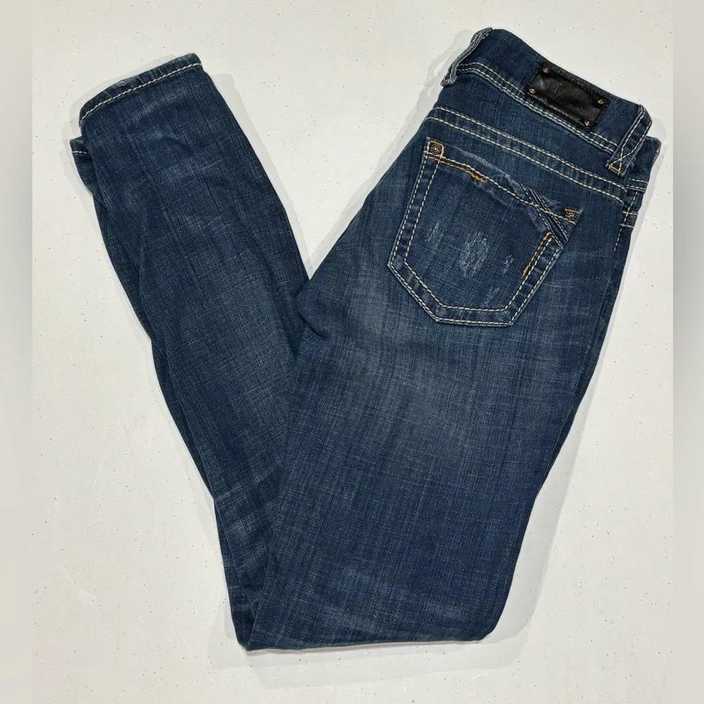 White House Black Market Denim Skinny Jeans, The Skinny Crop, Size 00